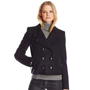 SALE Rachel Zoe Claude Wool Blend Black Jacket